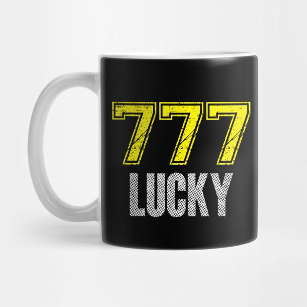 Funny T-Shirt 777 Lucky for Everyday by SparkStyleStore